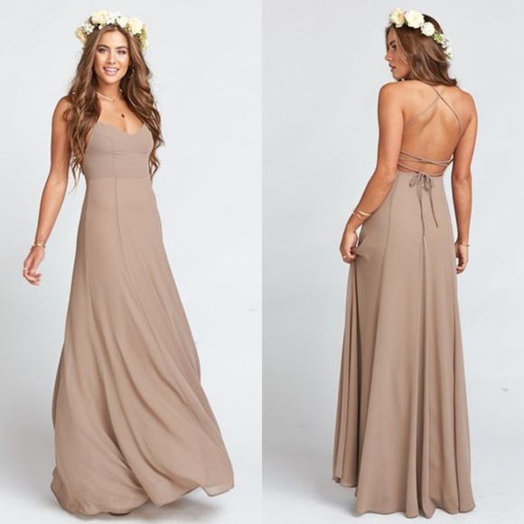 Show Me Your MuMu Dresses & Skirts - SMYM Godshaw Goddess Dune Shiffon Maxi Dress sz XS